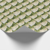 Serenity in Ivory: A Bride in a garden ラッピングペーパー (角)