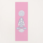 Serenity in Motion – Mandala Meditation Art ヨガマット (正面)