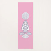 Serenity in Motion – Mandala Meditation Art ヨガマット (裏面)