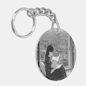 Serenity in the City: Book Lover's Keychain キーホルダー (正面左)