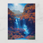 Serenity in the Shades of Azure ポストカード (正面)