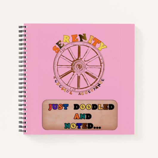 SERENITY_JUST DOODLED AND NOTED ノートブック (正面)