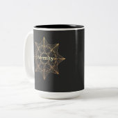 Serenity Mandala Golden Sacred ツートーンマグカップ (正面左)