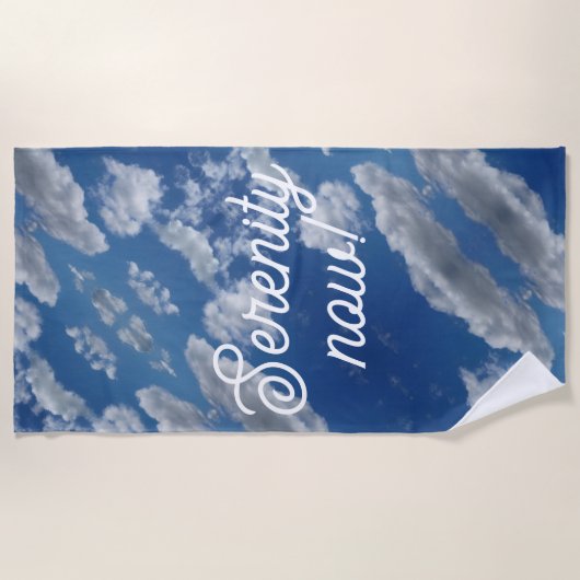 Serenity now! ビーチタオル (正面)