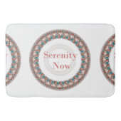 Serenity Now Soft Mandala バスマット (正面)