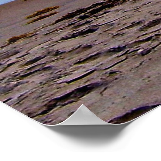 Serenity of the Beaches Coastal Scene ポスター (角)