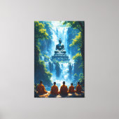 Serenity of the Five Monks キャンバスプリント (正面)