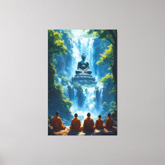 Serenity of the Five Monks キャンバスプリント (正面)