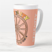 SERENITY- PEACEFUL ACCEPTANCE カフェラテマグ (右アングル)