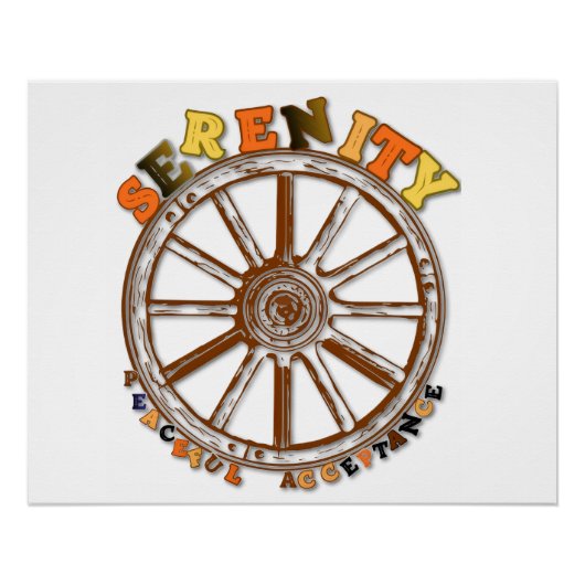 Serenity - Peaceful Acceptance Poster ポスター (正面)