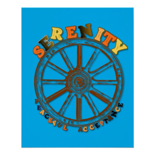 Serenity - Peaceful Acceptance Poster ポスター (正面)