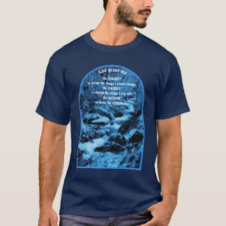 Serenity Prayer Flowing Brook Inspirational  Tシャツ