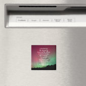 Serenity Prayer Magnet with Aurora Background マグネット (インサイチュ (食洗機))