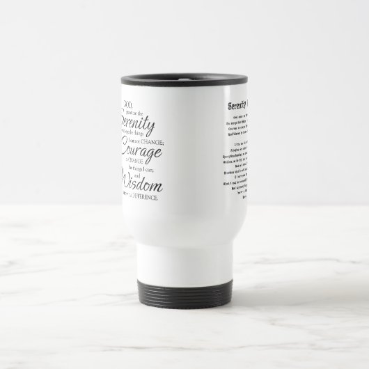 Serenity Prayer Mug トラベルマグ (中央)
