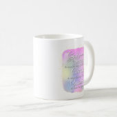 Serenity Prayer Pink and Gold Coffee Mug コーヒーマグカップ (正面右)
