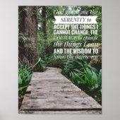 Serenity Prayer Poster ポスター (正面)