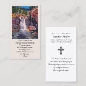 Serenity Prayer Purple Green Orange Blue 名刺 (正面/裏面)