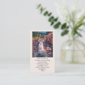 Serenity Prayer Purple Green Orange Blue 名刺 (スタンド正面)