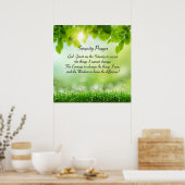 Serenity Prayer - Spring. ポスター (キッチン)