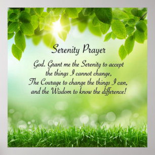 Serenity Prayer - Spring. ポスター