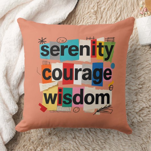 Serenity Prayer - Throw Pillow クッション (ブランケット)
