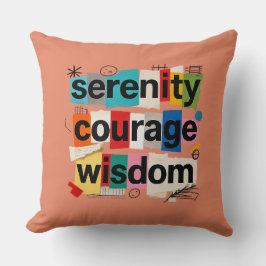 Serenity Prayer - Throw Pillow クッション