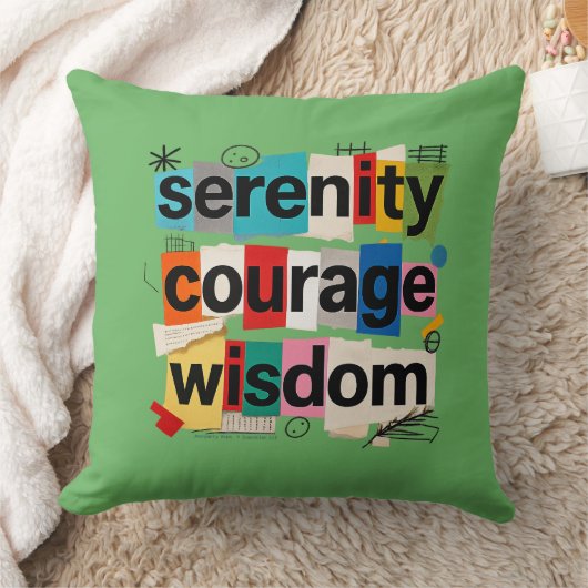 Serenity Prayer - Throw Pillow クッション (ブランケット)