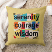 Serenity Prayer - Throw Pillow クッション (ブランケット)