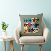 Serenity Prayer - Throw Pillow クッション (椅子)