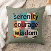 Serenity Prayer - Throw Pillow クッション (ブランケット)