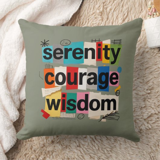 Serenity Prayer - Throw Pillow クッション (ブランケット)