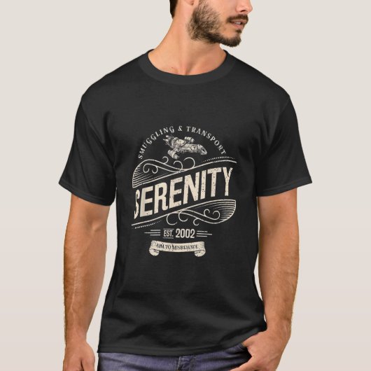Serenity Sgling And Transport Firefly Tシャツ (正面)