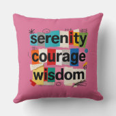 Serenity - Throw Pillow クッション (裏面)