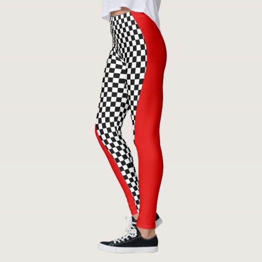 SERESHKIのコレクションの赤いレーサーのレジ係のレギンス レギンス (左)