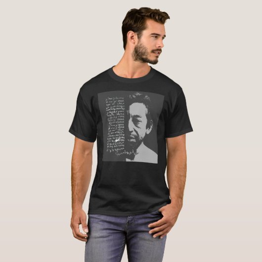 Serge Gainsbourg Paroles Tシャツ (正面フル)