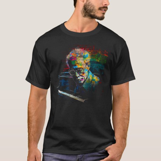 Sergei Rachmaninoff Music Piano Tシャツ (正面)