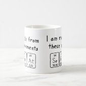 Serhat定期テーブル名mag コーヒーマグカップ (中央)