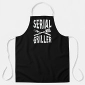 Serial Griller Funny BBQ エプロン (正面)