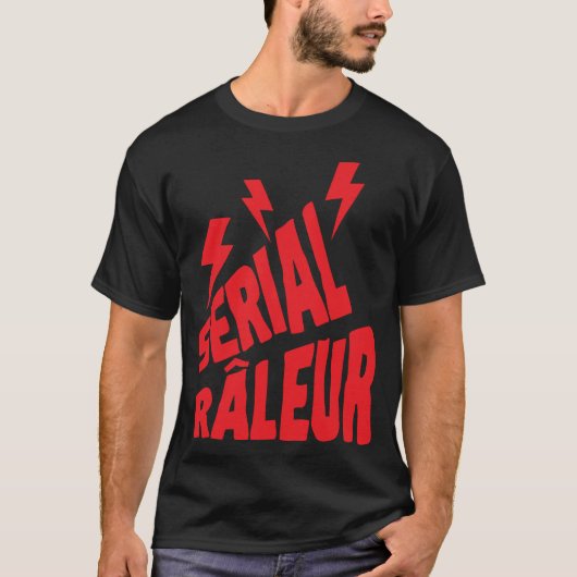 serial raleur citation humour eclair tシャツ (正面)