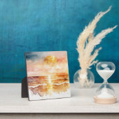 Serie di design spiaggia acquerello 1 フォトプラーク (インサイチュ)