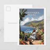 Série L'île aux Fleurs 2ZFT67-13 ポストカード (正面/裏面)