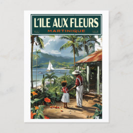Série L'île aux Fleurs 2ZFT67-16 ポストカード