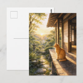 series_3_1|Sunrise Farmhouse Tabby Cat JP Art ポストカード