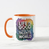 SERIES....MUGの人生は良い マグカップ (左)