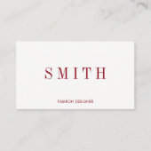 Serifフォント 名刺 (正面)