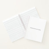 Serif引用文カスタムでのスローガンまたはフォントを追加 ノートブック (内部)