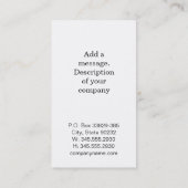 Serif Monogram | Watercolor Artistic 名刺 (裏面)