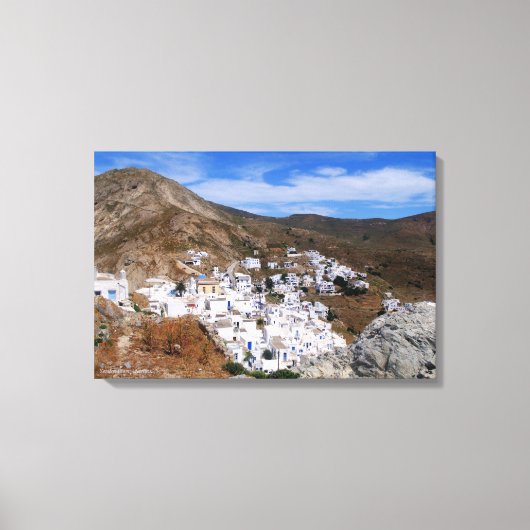 Serifos town - Serifos キャンバスプリント (正面)