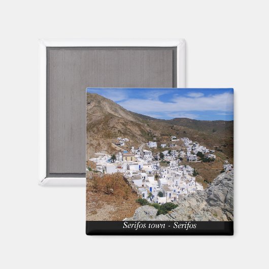 Serifos town - Serifos マグネット (正面/裏面)