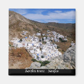 Serifos town - Serifos マグネット (正面)